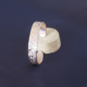 Bracelet en cuivre martelé poinçonné de Triskell, création artisanale Cuivre Island fabriquée en Bretagne.